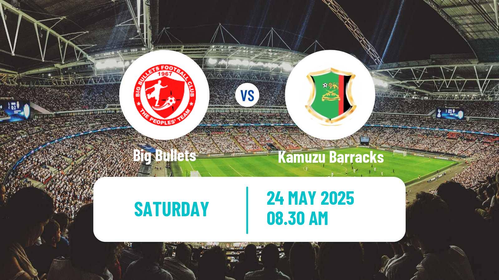 Soccer Malawi Premier Division Big Bullets - Kamuzu Barracks