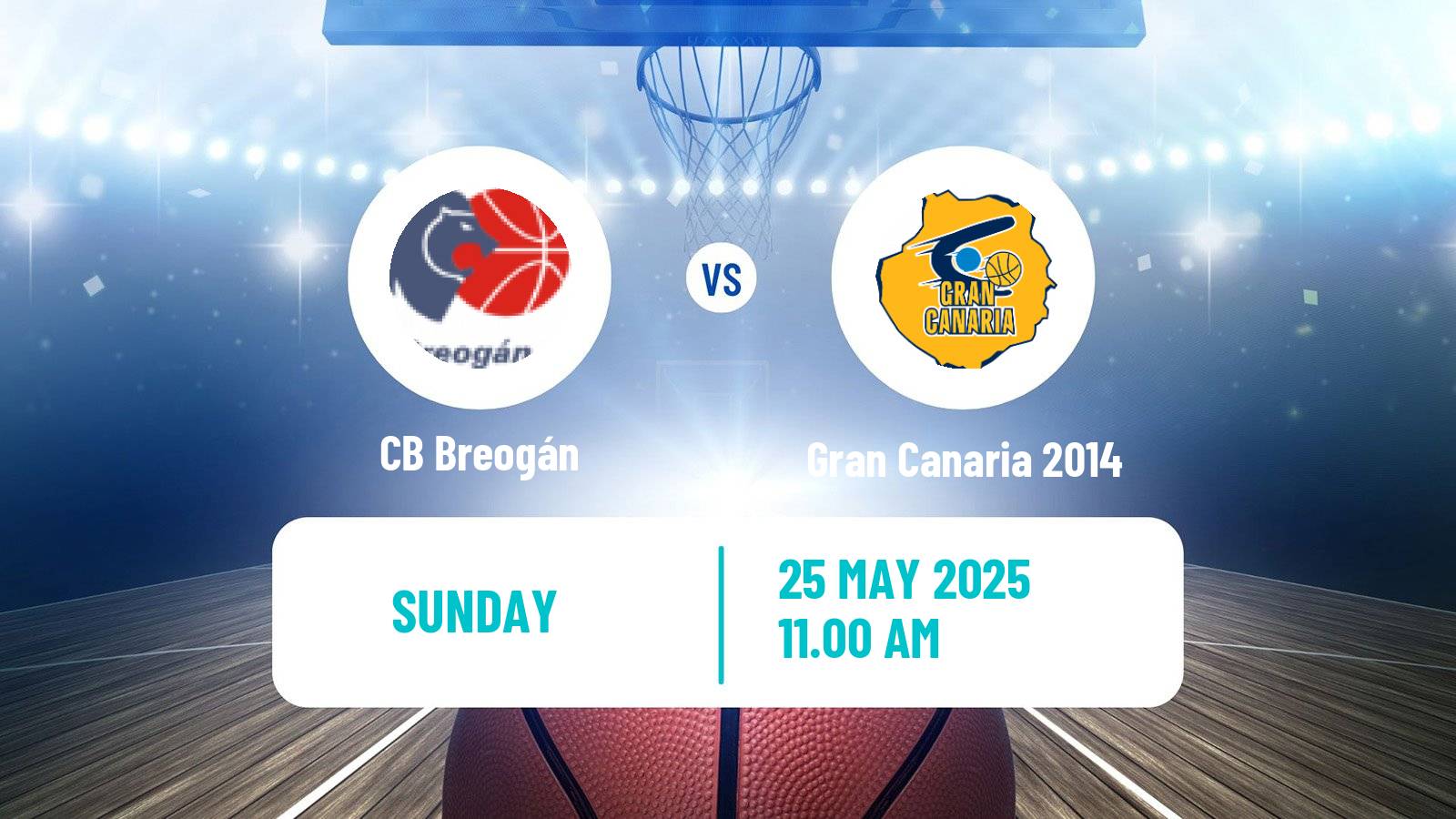Basketball Spanish ACB League CB Breogán - Gran Canaria 2014
