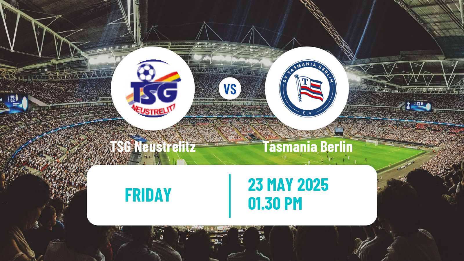 Soccer German Oberliga NOFV-Nord TSG Neustrelitz - Tasmania Berlin