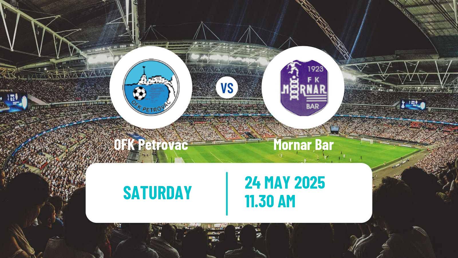 Soccer Montenegrin First League Petrovac - Mornar Bar