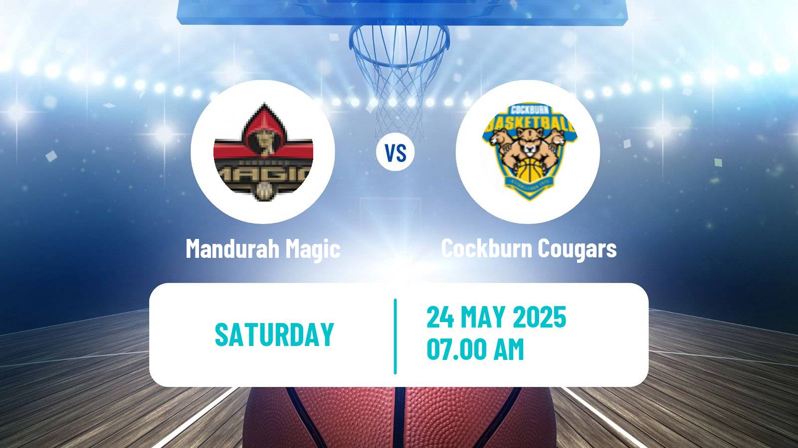 Basketball Australian NBL1 West Mandurah Magic - Cockburn Cougars