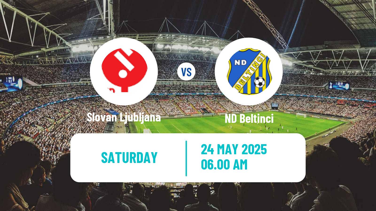 Soccer Slovenian 2 SNL Slovan Ljubljana - Beltinci