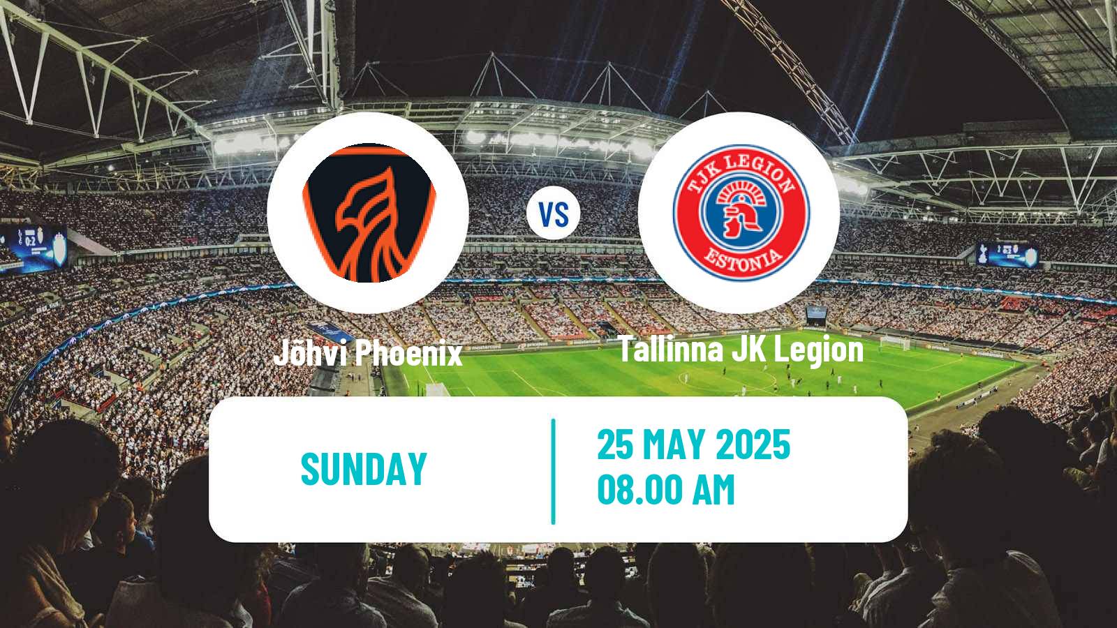 Soccer Estonian Esiliiga B Jõhvi Phoenix - Tallinna JK Legion