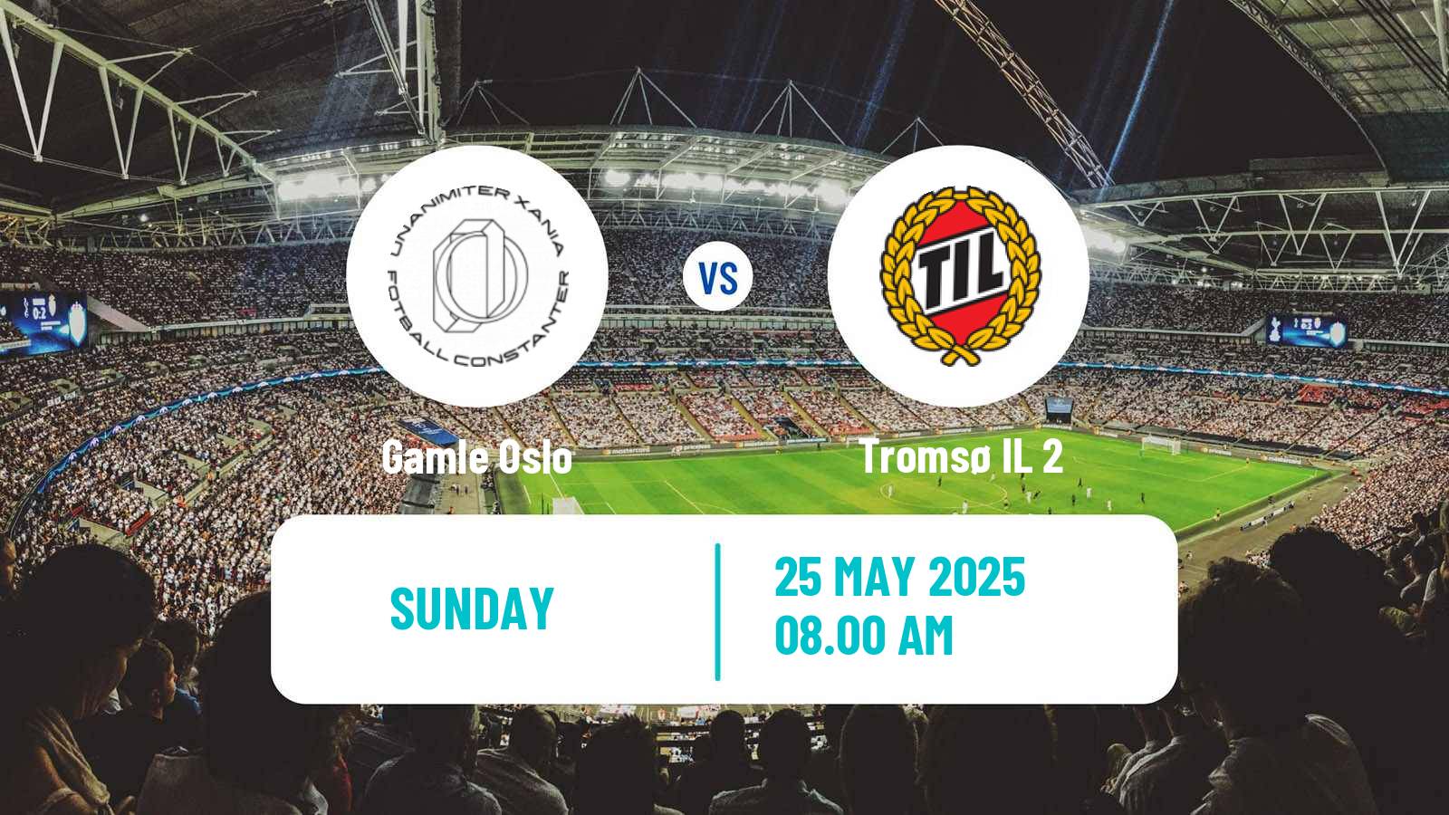 Soccer Norwegian Division 3 - Group 1 Gamle Oslo - Tromsø 2