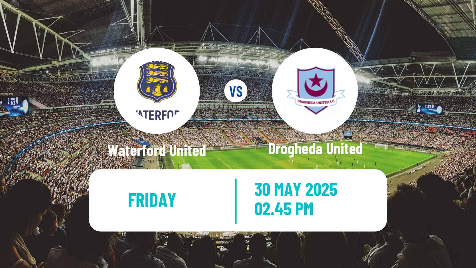 Soccer Irish Premier Division Waterford United - Drogheda United