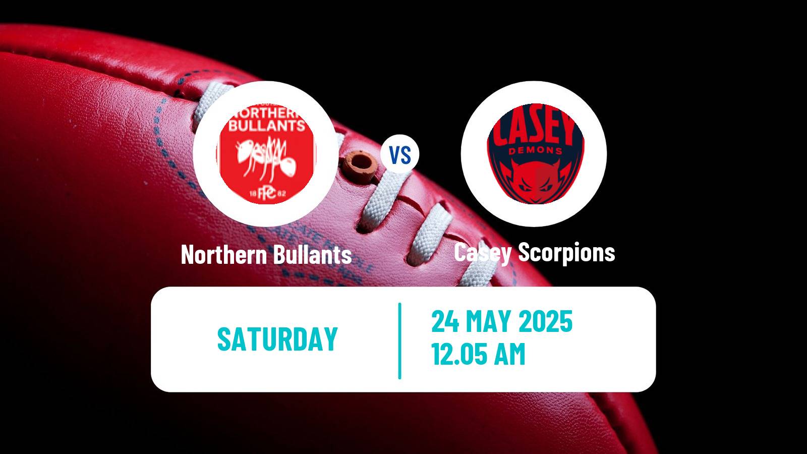 Aussie rules VFL Northern Bullants - Casey Scorpions
