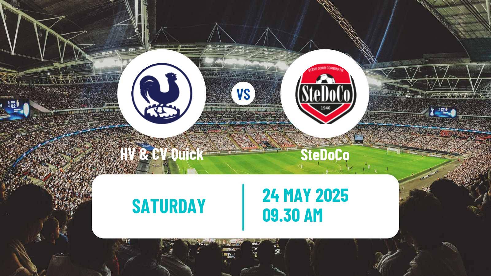 Soccer Dutch Derde Divisie HV & CV Quick - SteDoCo