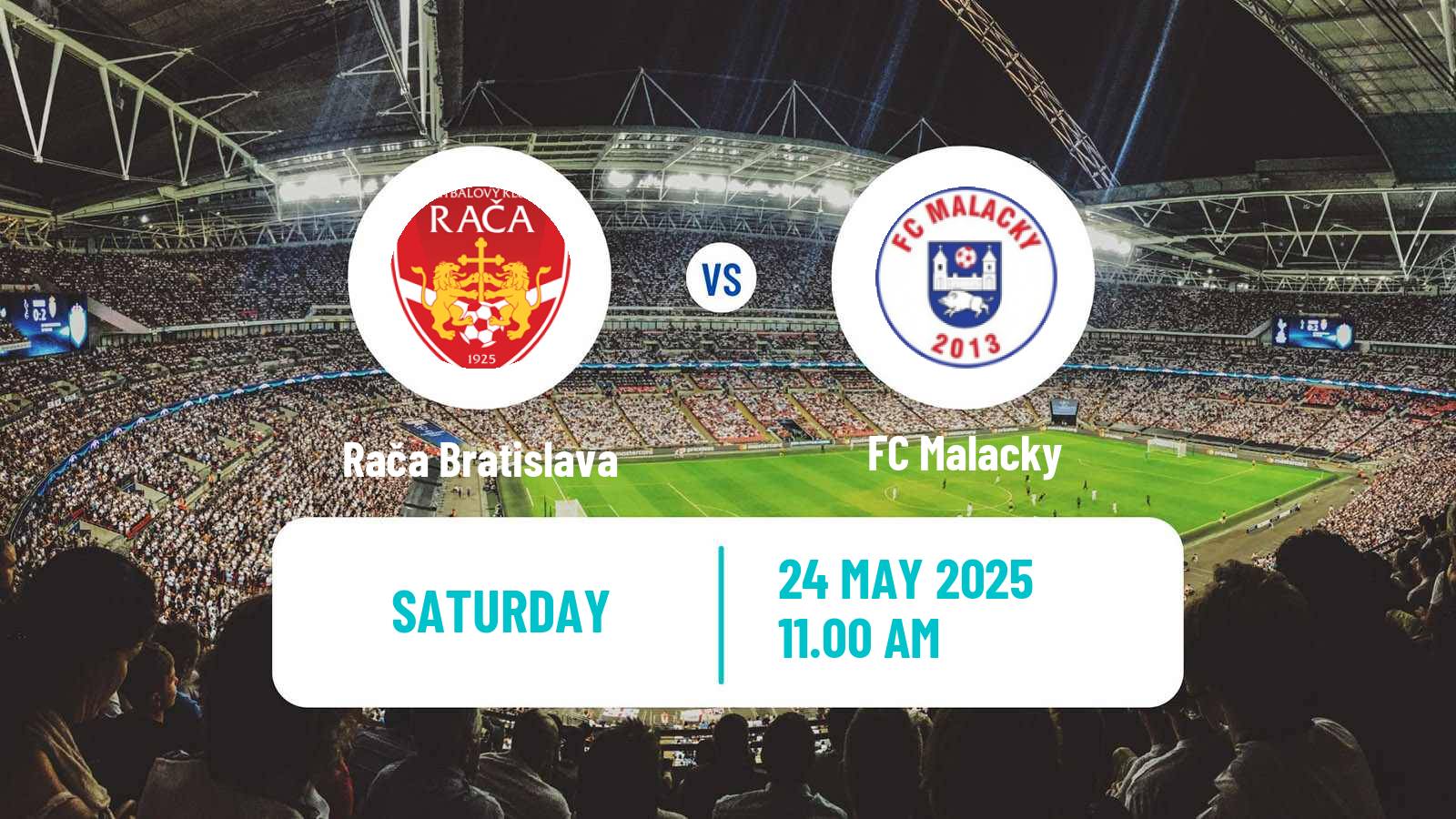 Soccer Slovak 3 Liga West Rača Bratislava - Malacky