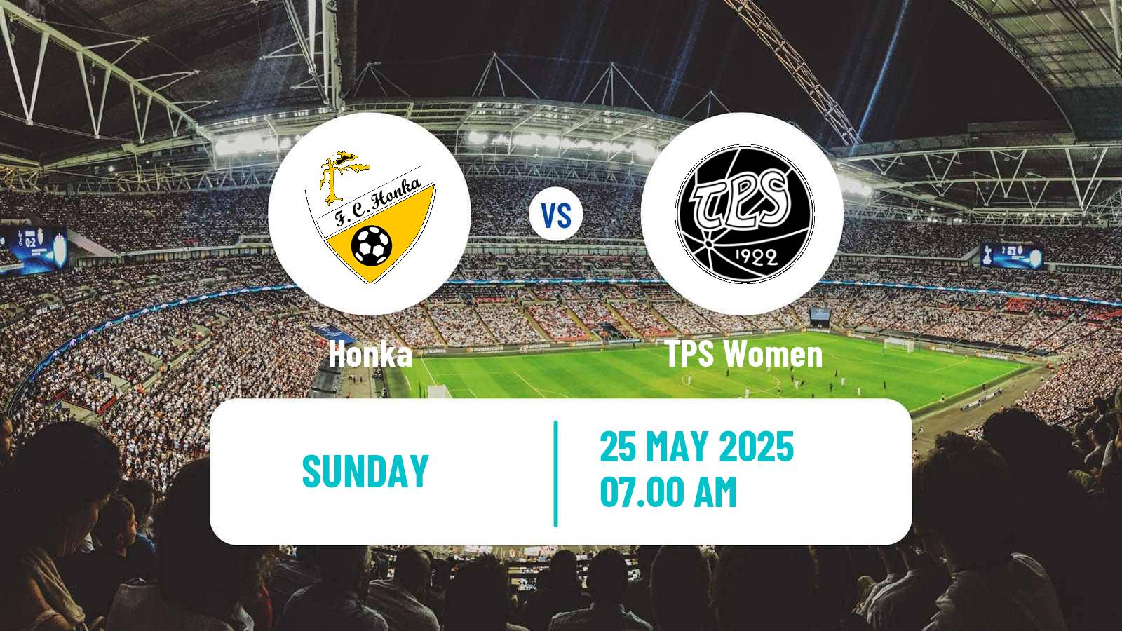 Soccer Finnish Ykkonen Women Honka - TPS