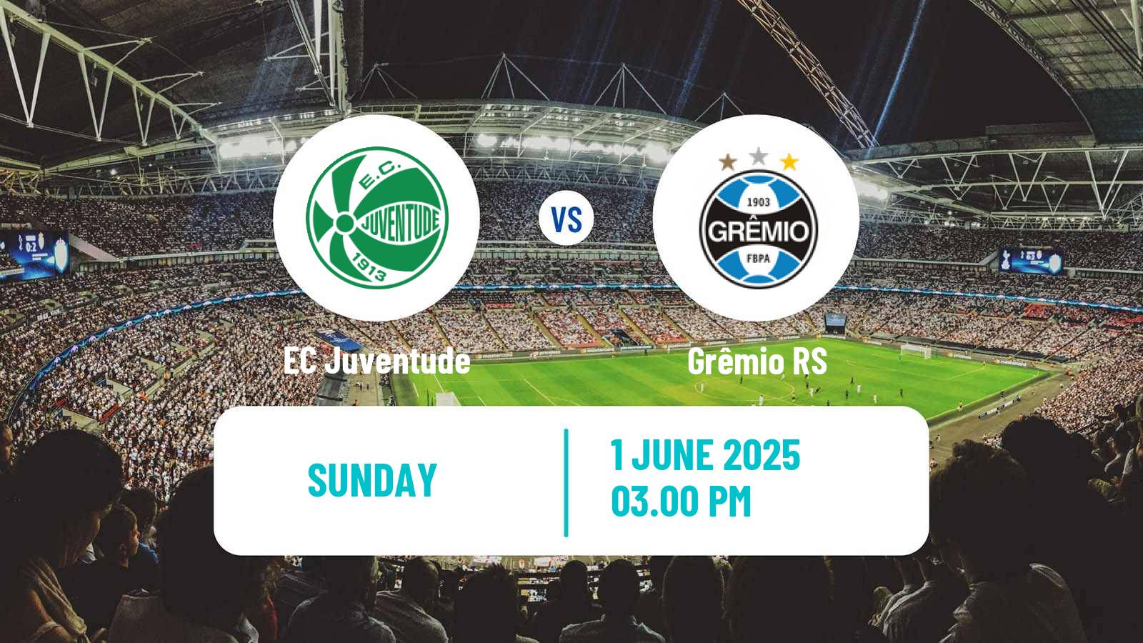 Soccer Brazilian Serie A Juventude - Grêmio