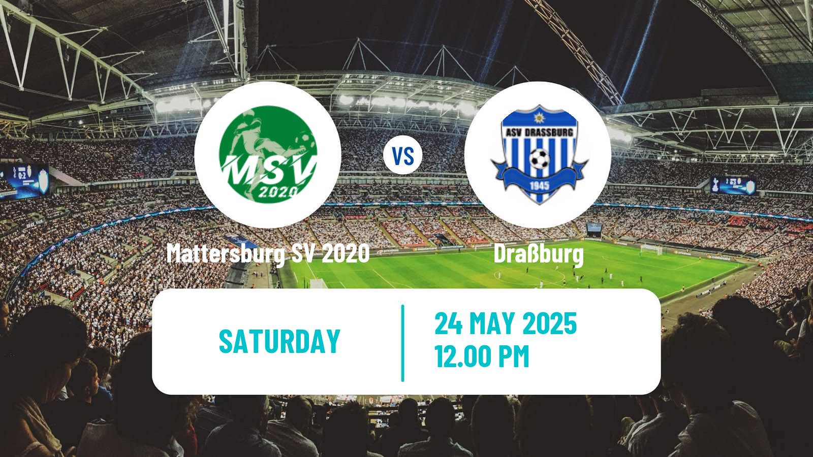 Soccer Austrian Landesliga Burgenland Mattersburg SV 2020 - Draßburg