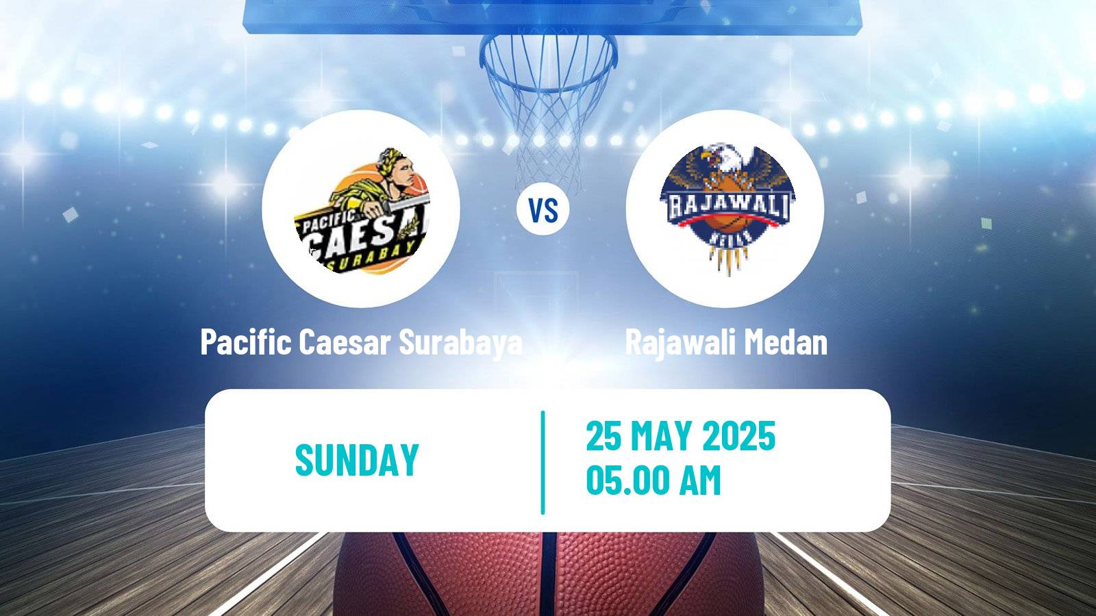 Basketball Indonesian IBL Pacific Caesar Surabaya - Rajawali Medan