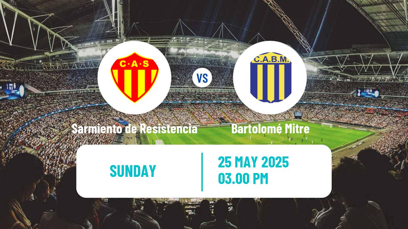 Football Argentinian Torneo Federal Sarmiento de Resistencia - Bartolomé Mitre