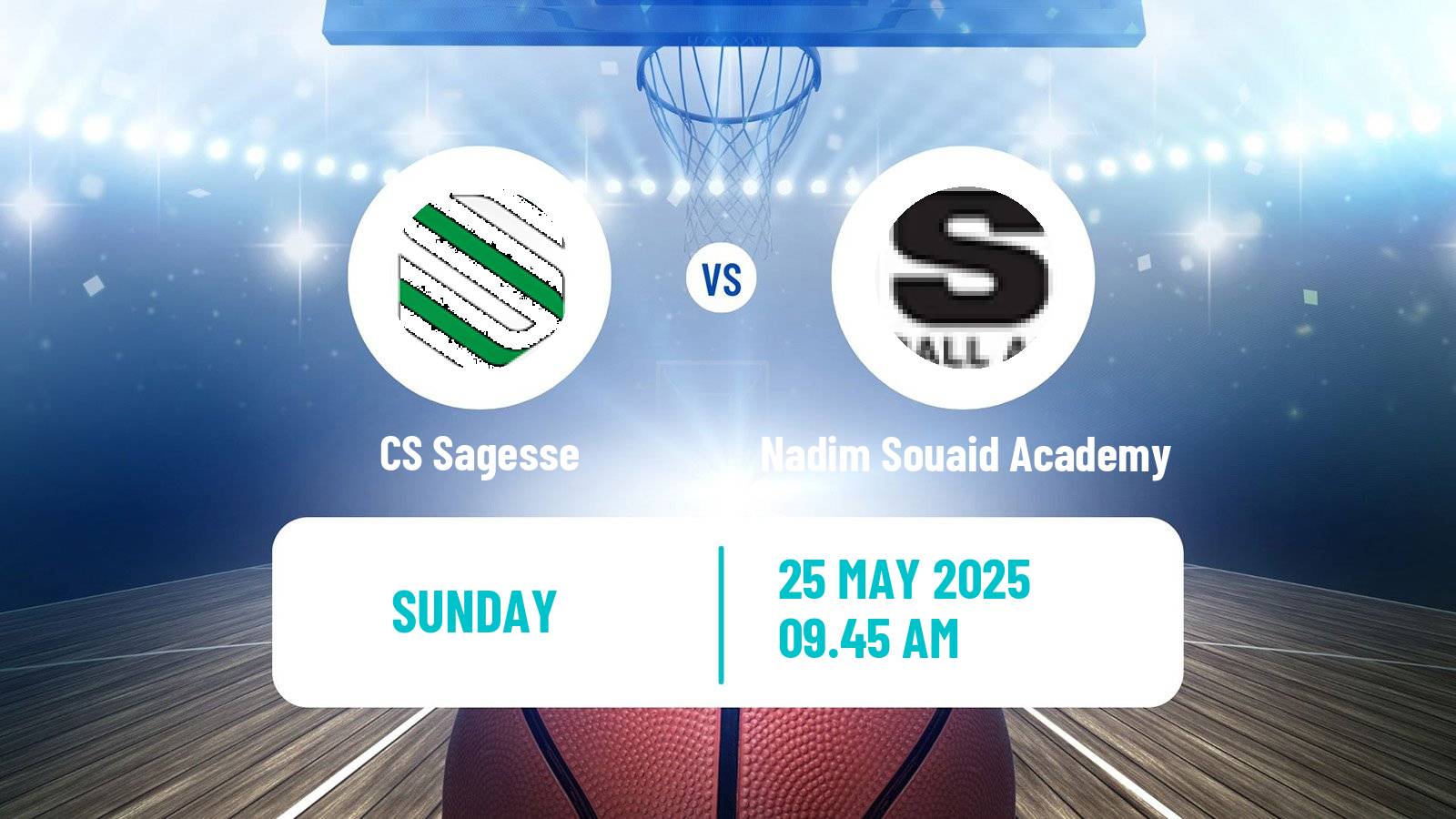 Basketball Lebanese Division 1 Basketball Sagesse - Nadim Souaid Academy