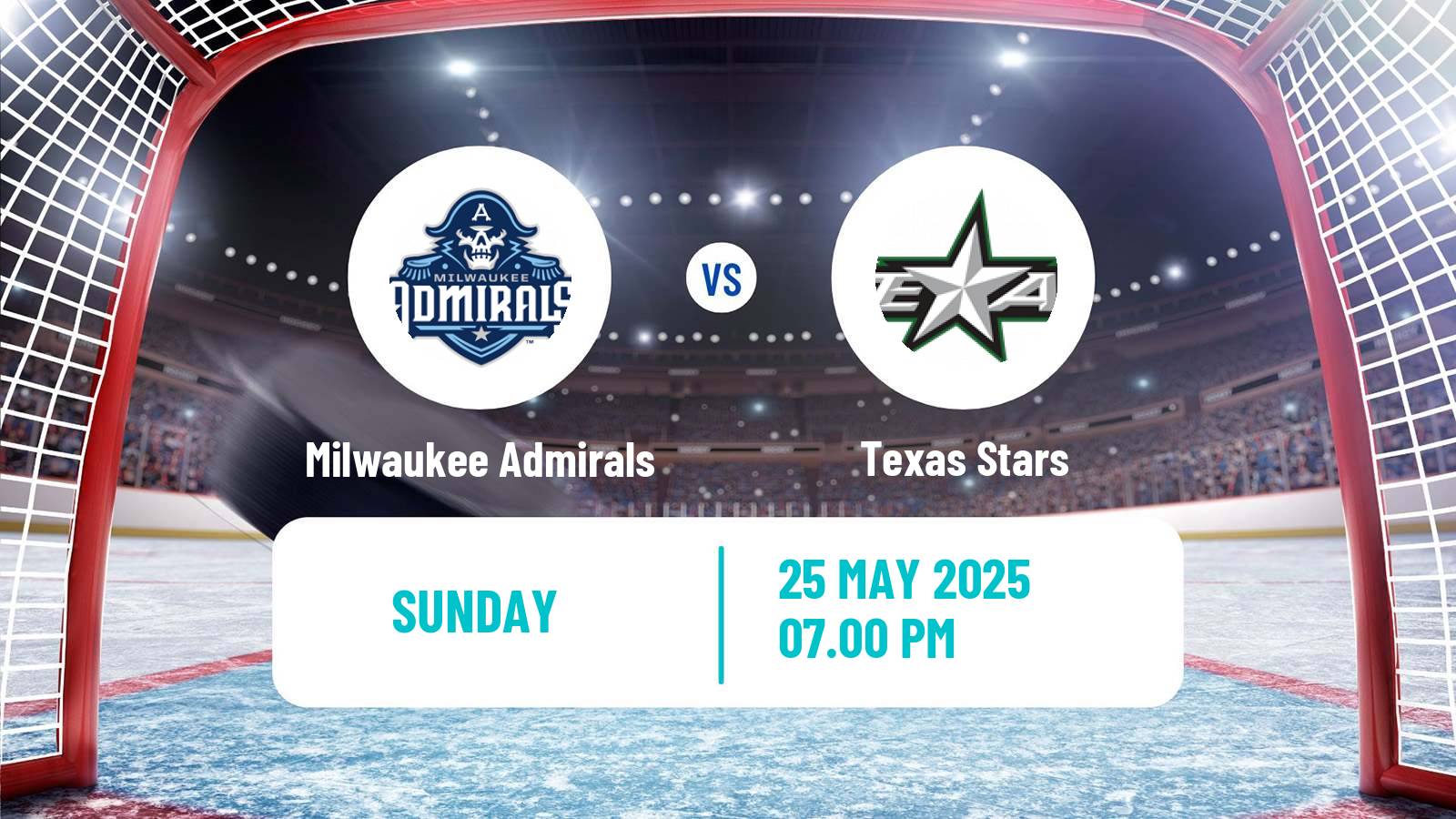 Hockey AHL Milwaukee Admirals - Texas Stars