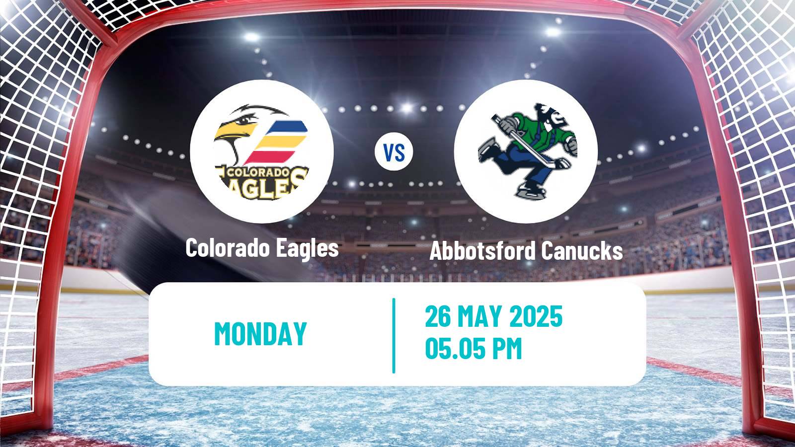 Hockey AHL Colorado Eagles - Abbotsford Canucks