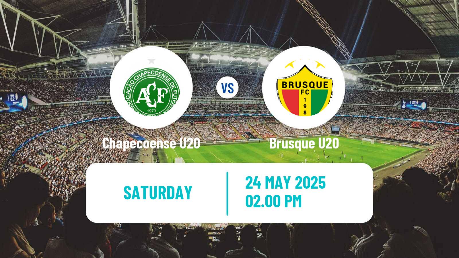 Football Brazilian Catarinense U20 Chapecoense U20 - Brusque U20