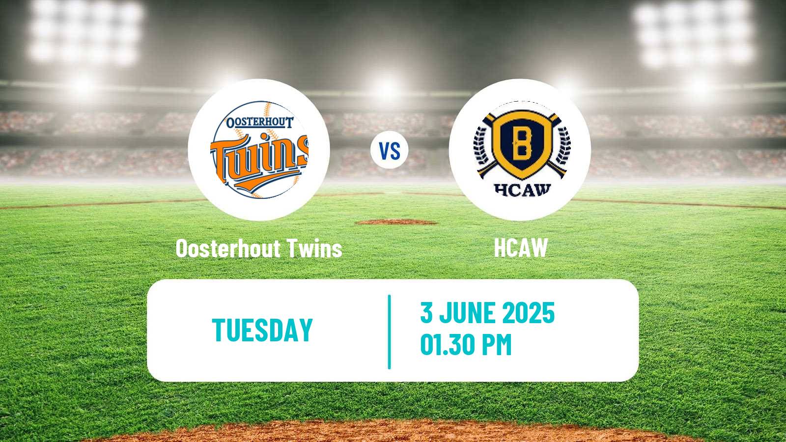 Baseball Dutch Hoofdklasse Baseball Oosterhout Twins - HCAW