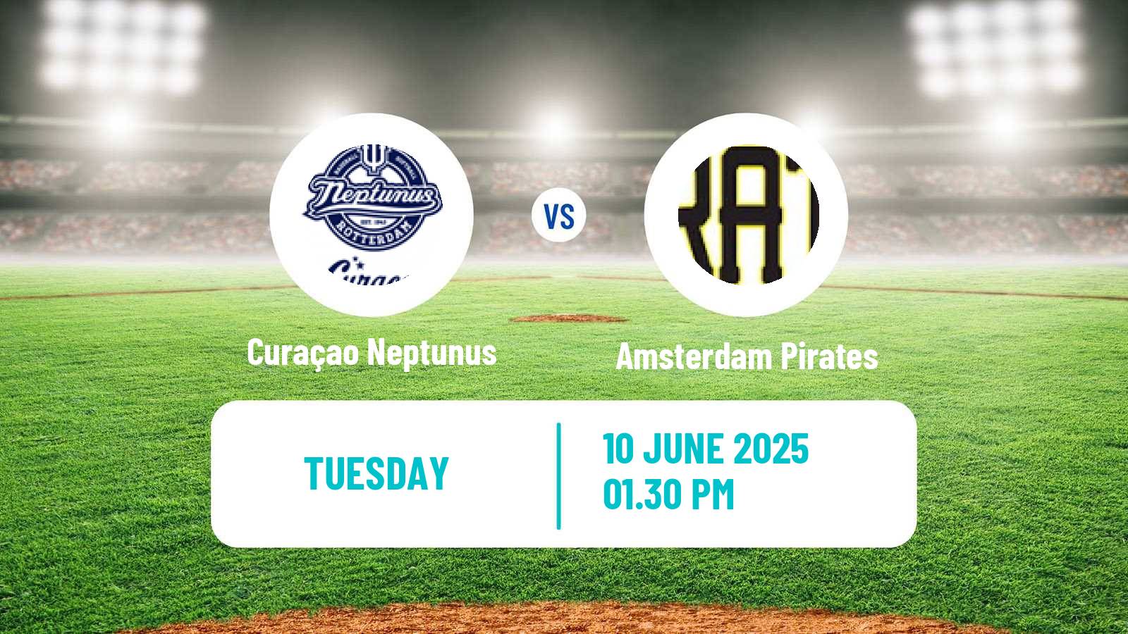Baseball Dutch Hoofdklasse Baseball Curaçao Neptunus - Amsterdam Pirates