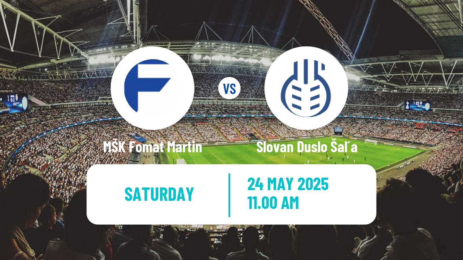 Soccer Slovak 3 Liga West MŠK Fomat Martin - Slovan Duslo Šaľa