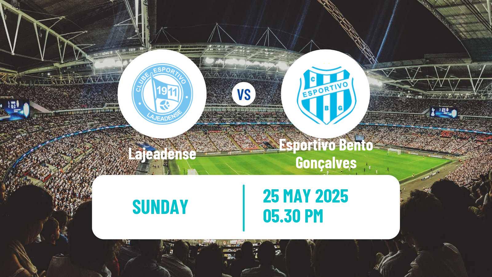 Soccer Brazilian Campeonato Gaucho 2 Lajeadense - Esportivo Bento Gonçalves