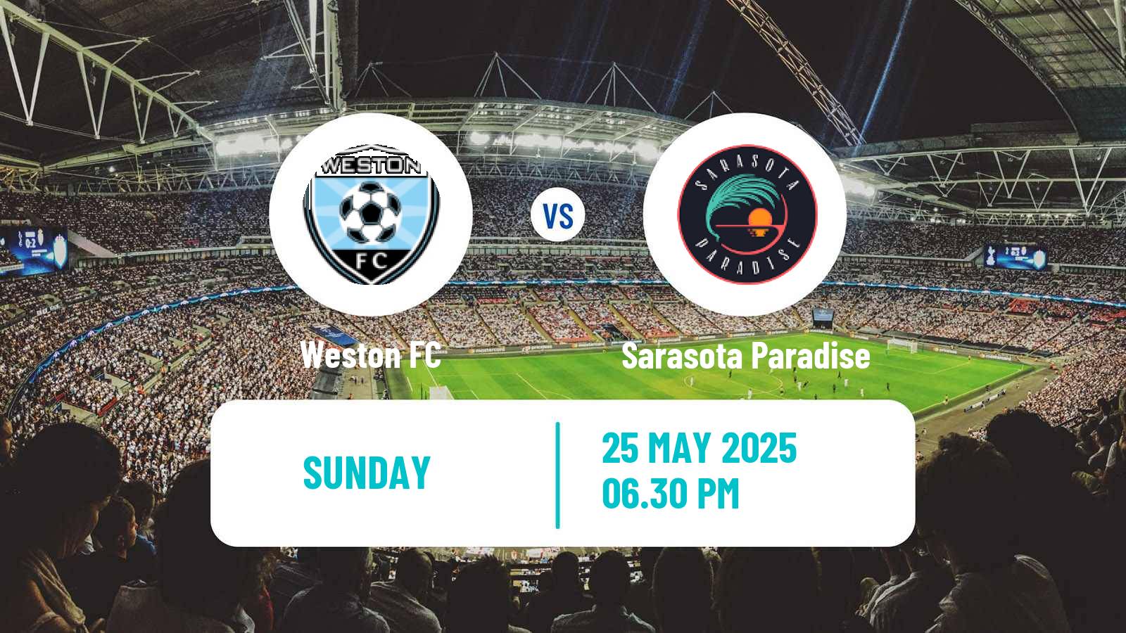 Soccer USL League Two Weston - Sarasota Paradise