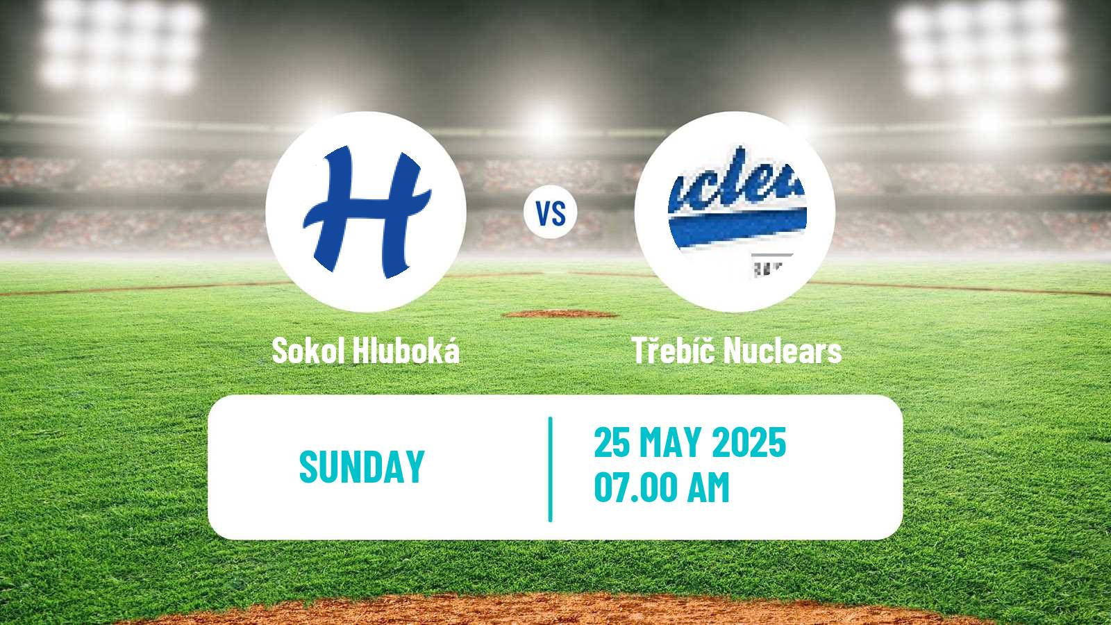 Baseball Czech Extraliga Baseball Sokol Hluboká - Třebíč Nuclears