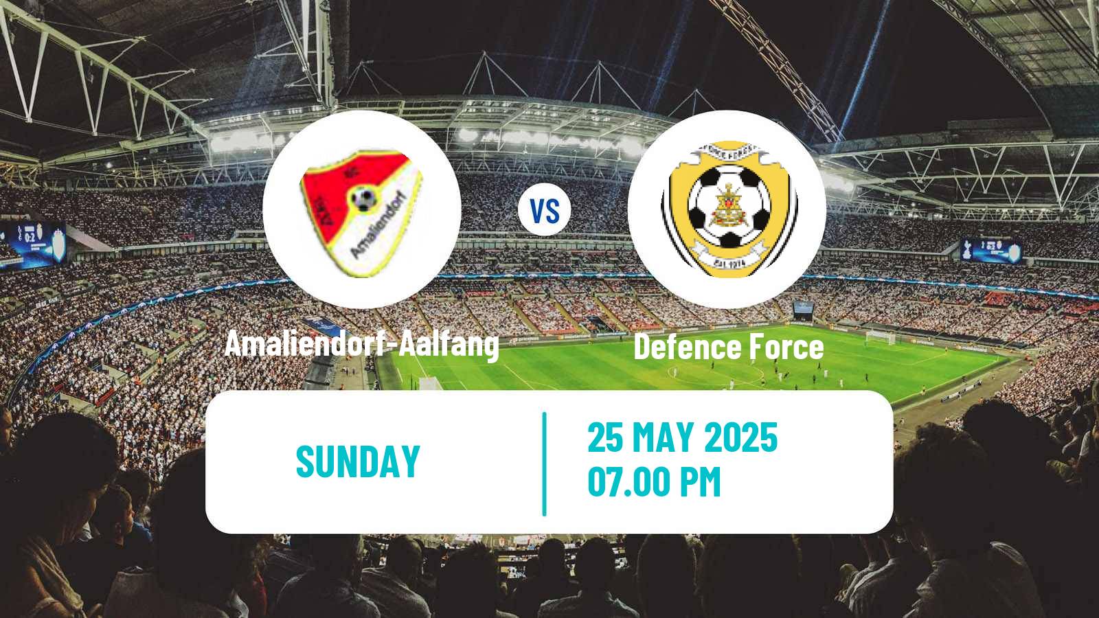 Soccer Trinidad and Tobago Premier League Amaliendorf-Aalfang - Defence Force