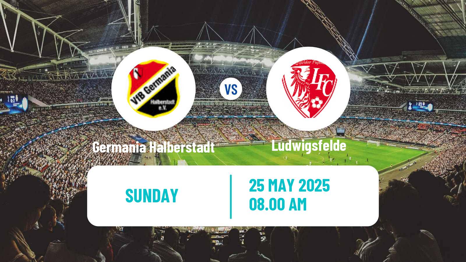 Soccer German Oberliga NOFV- Süd Germania Halberstadt - Ludwigsfelde