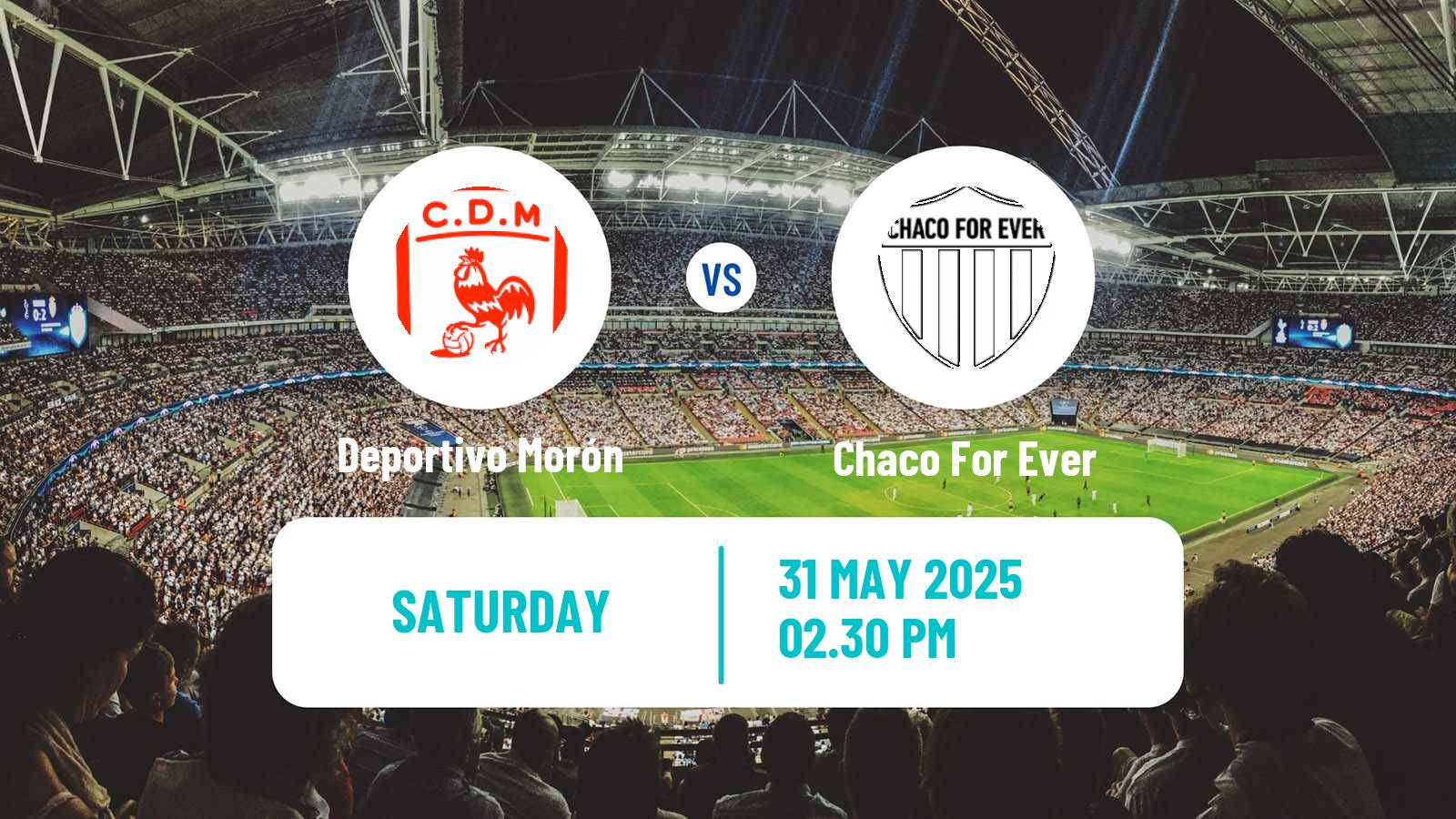 Football Argentinian Primera Nacional Deportivo Morón - Chaco For Ever