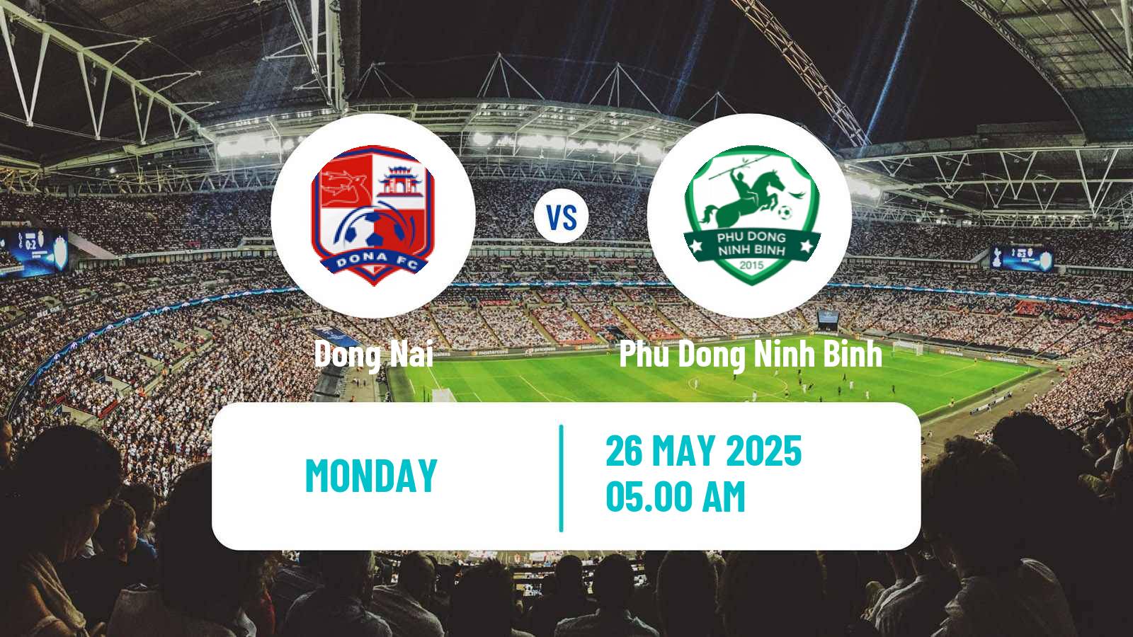 Football Vietnamese V League 2 Dong Nai - Phu Dong Ninh Binh