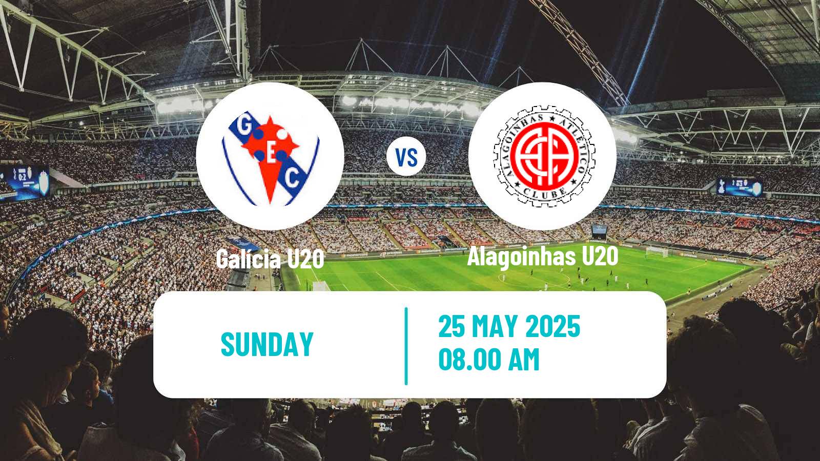 Soccer Brazilian Baiano U20 Galícia U20 - Alagoinhas U20