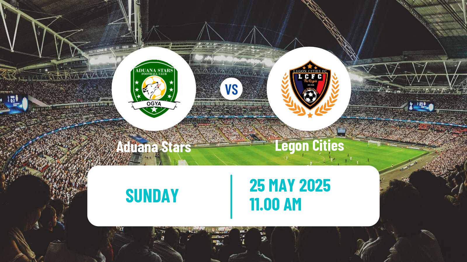 Soccer Ghanaian Premier League Aduana Stars - Legon Cities
