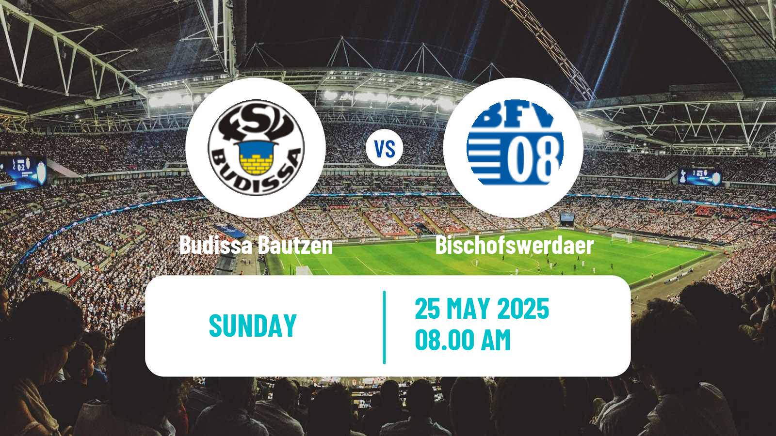 Soccer German Oberliga NOFV- Süd Budissa Bautzen - Bischofswerdaer