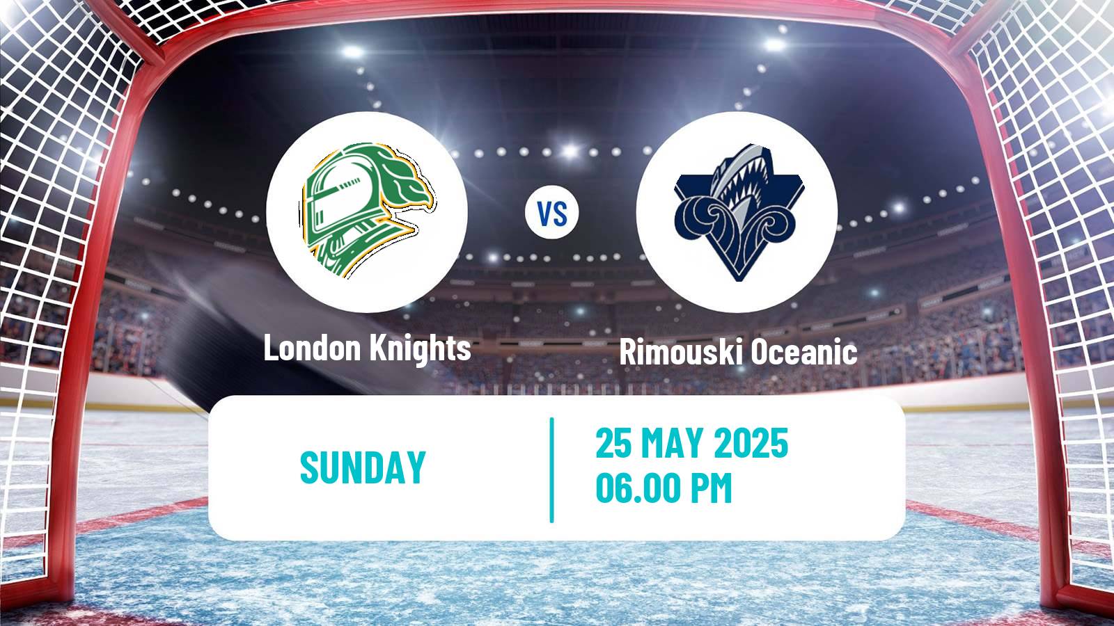 Hockey Memorial Cup London Knights - Rimouski Oceanic