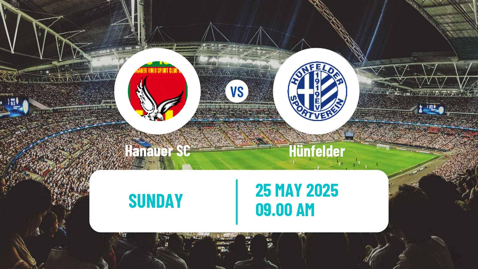 Football German Oberliga Hessen Hanauer - Hünfelder