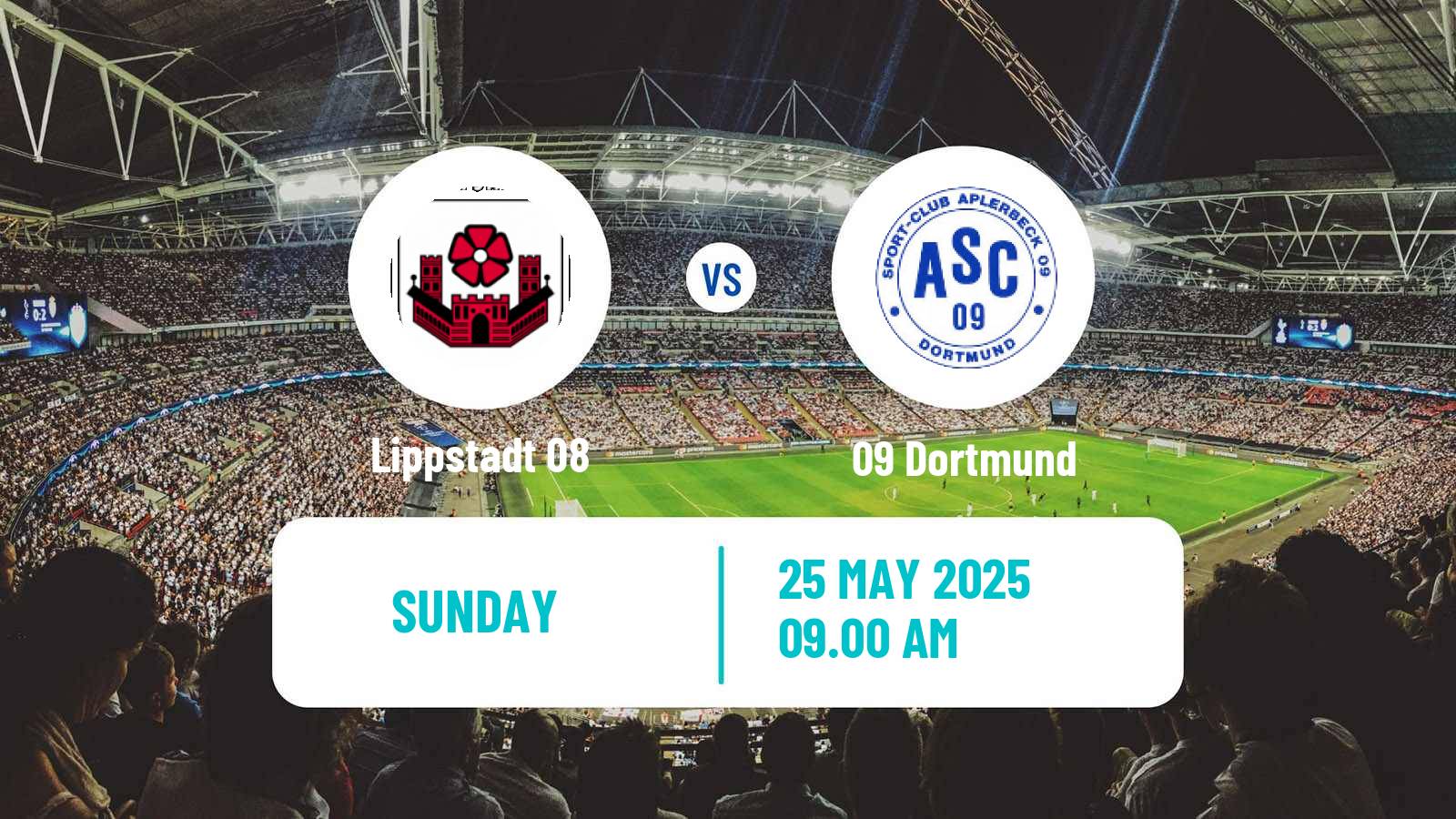 Soccer German Oberliga Westfalen Lippstadt 08 - 09 Dortmund