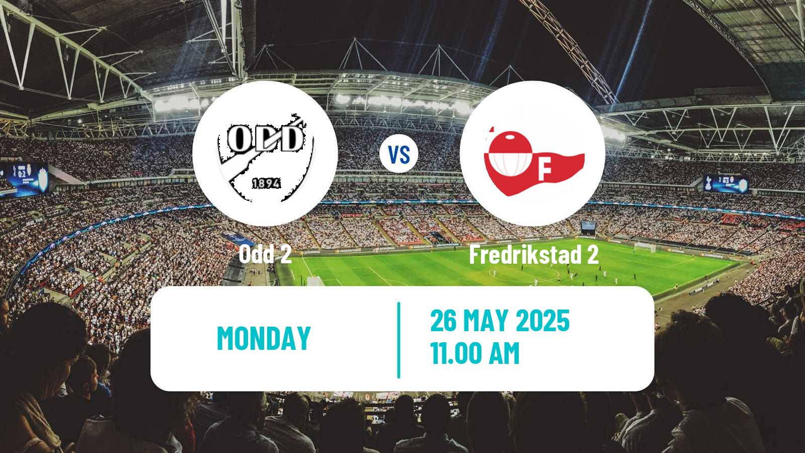 Soccer Norwegian Division 3 - Group 6 Odd 2 - Fredrikstad 2
