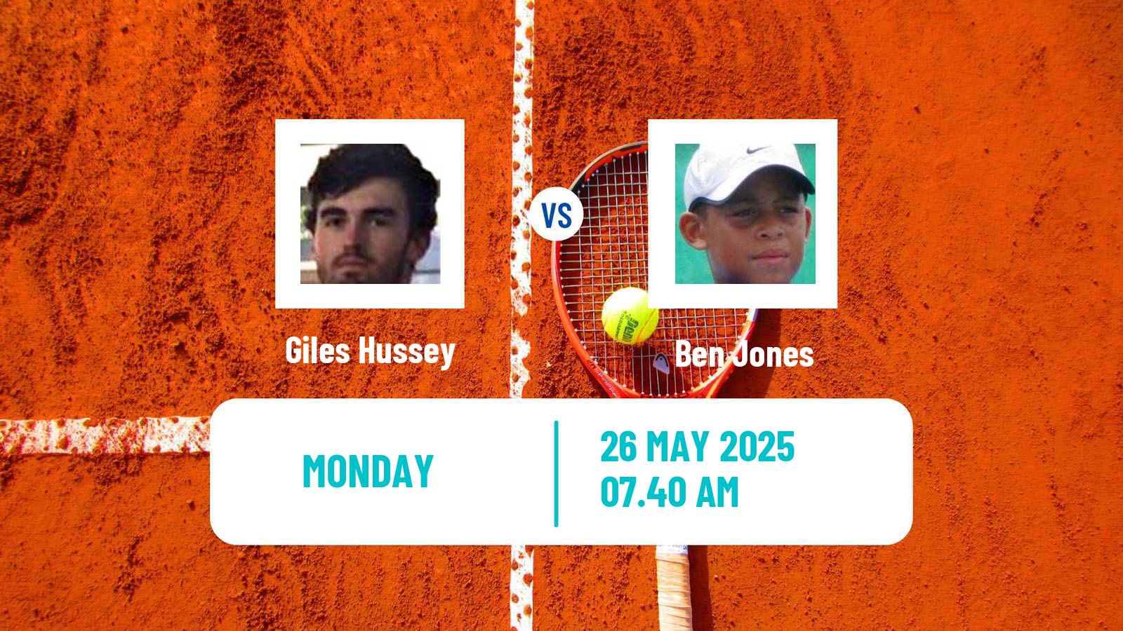 Tennis Chisinau Challenger Men Giles Hussey - Ben Jones