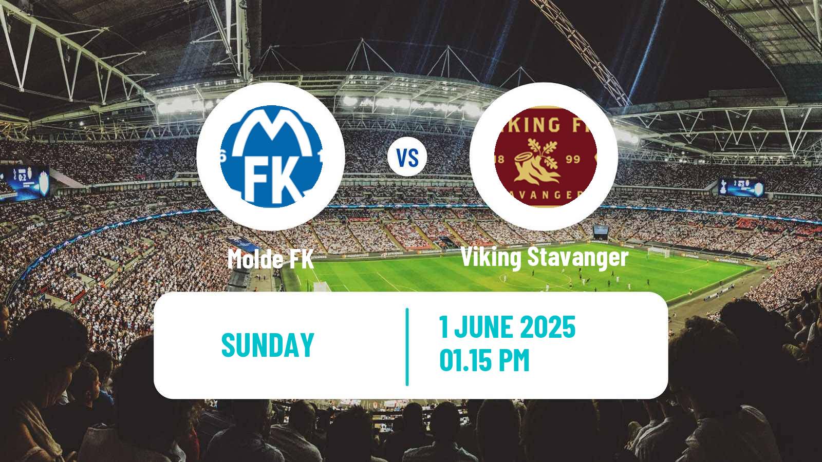 Soccer Norwegian Eliteserien Molde - Viking Stavanger