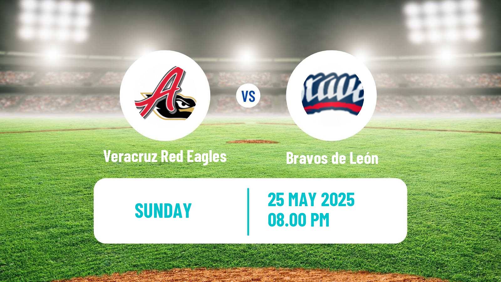 Baseball LMB Veracruz Red Eagles - Bravos de León