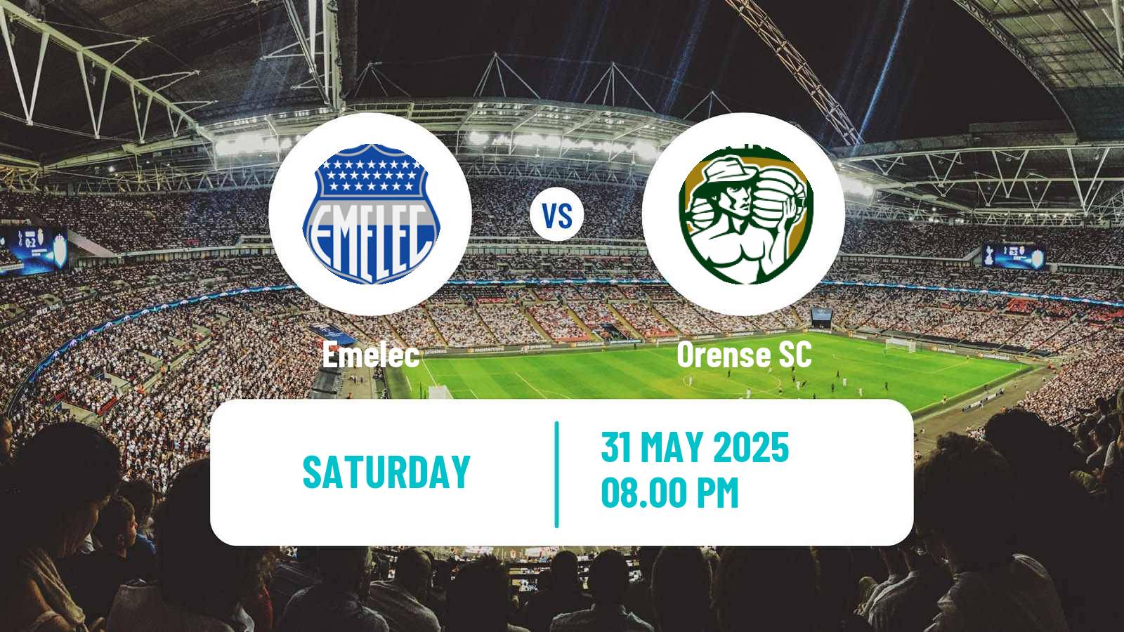 Soccer Ecuadorian Liga Pro Emelec - Orense