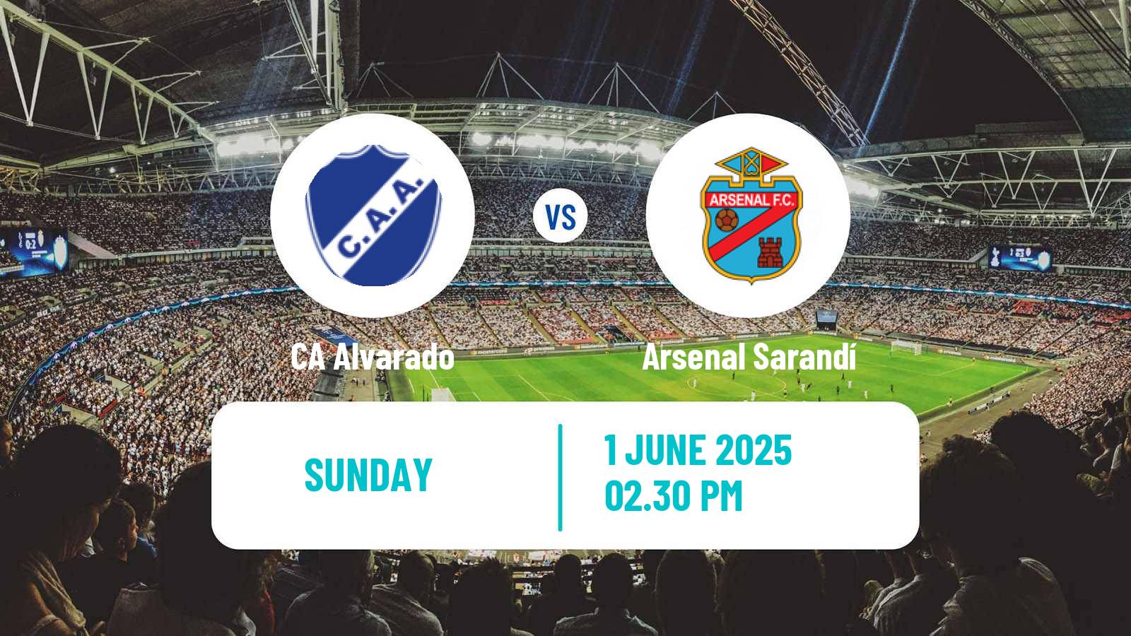 Football Argentinian Primera Nacional Alvarado - Arsenal Sarandí