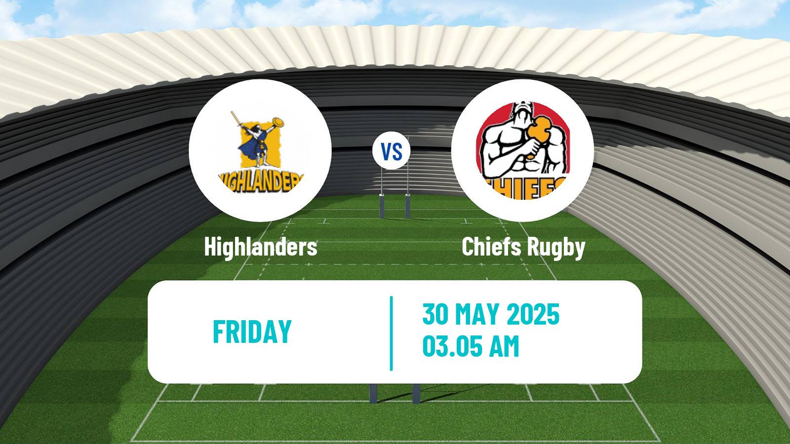 Rugby union Super Rugby Highlanders - Chiefs
