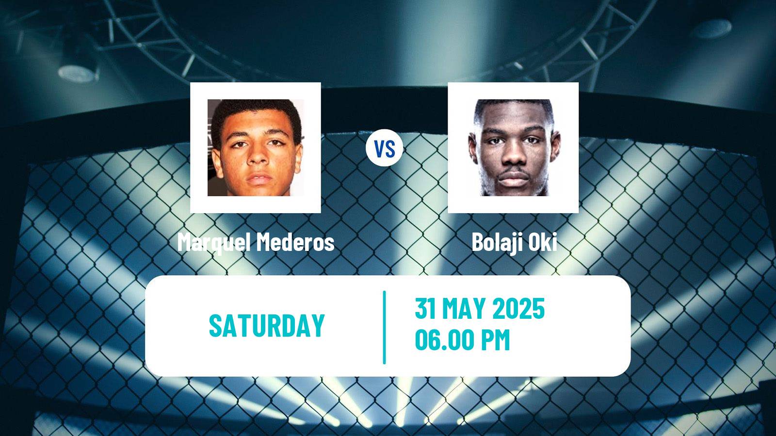 MMA Lightweight UFC Men Marquel Mederos - Bolaji Oki