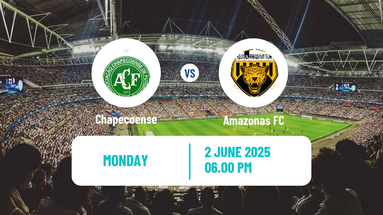 Football Brazilian Serie B Chapecoense - Amazonas