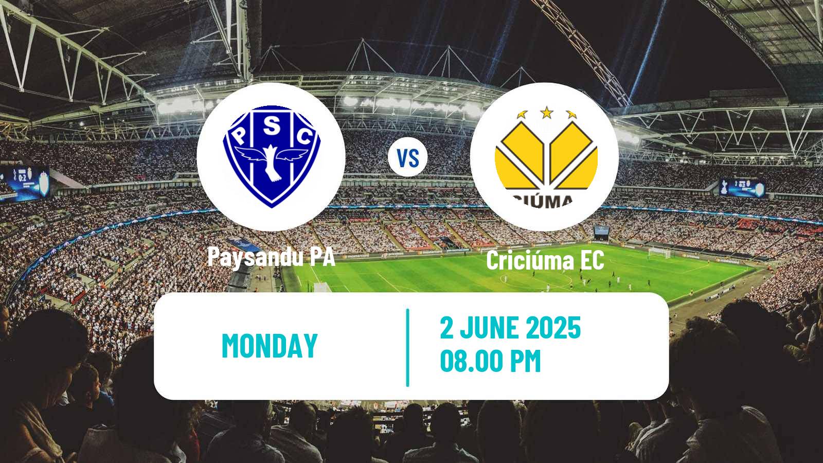 Soccer Brazilian Serie B Paysandu - Criciúma