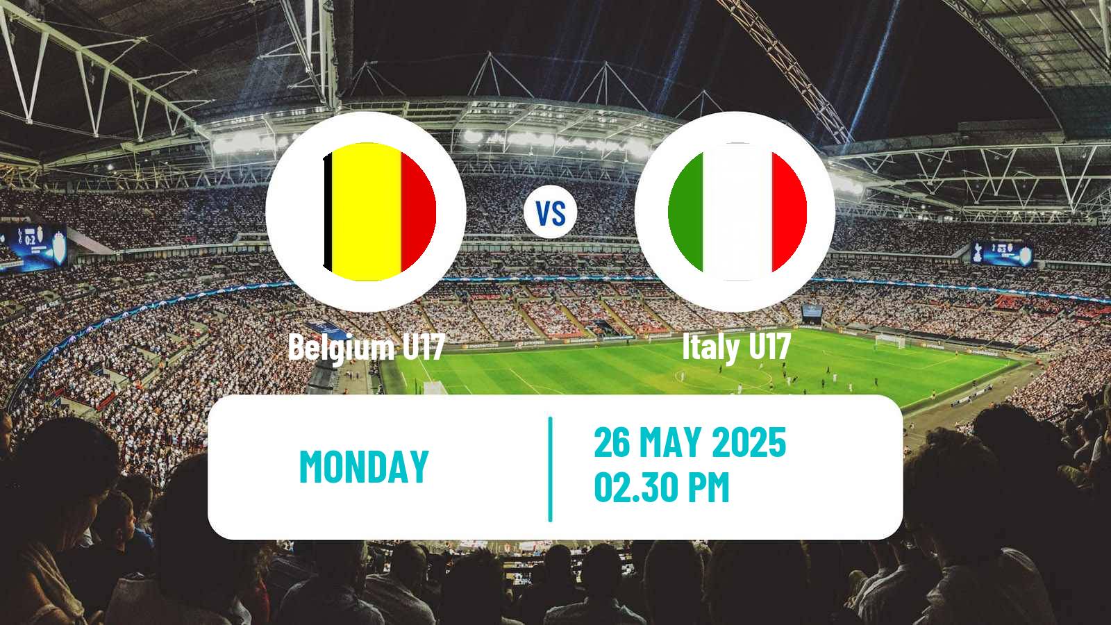 Football UEFA Euro U17 Belgium U17 - Italy U17