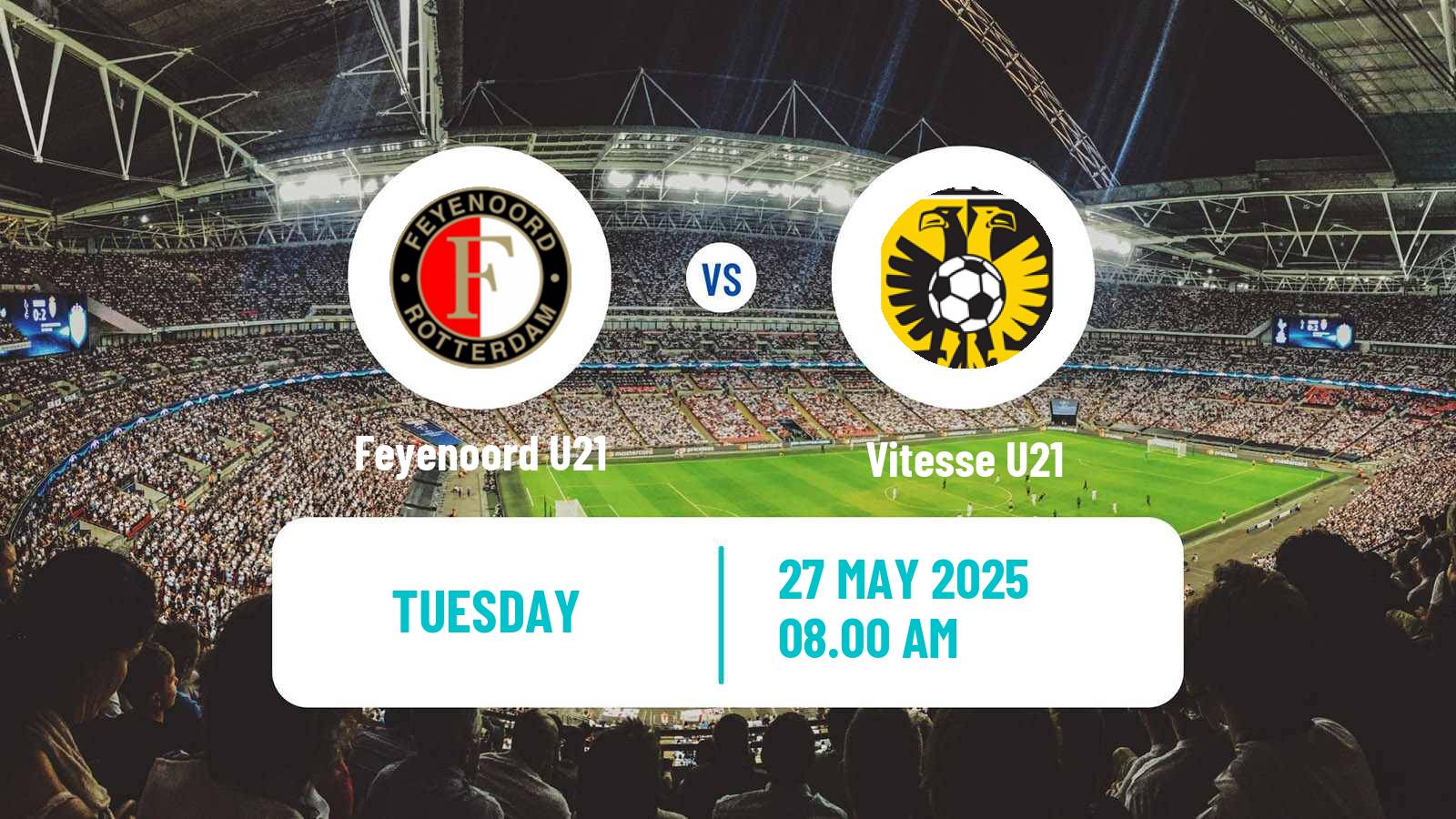Soccer Dutch Divisie 1 U21 Feyenoord U21 - Vitesse U21
