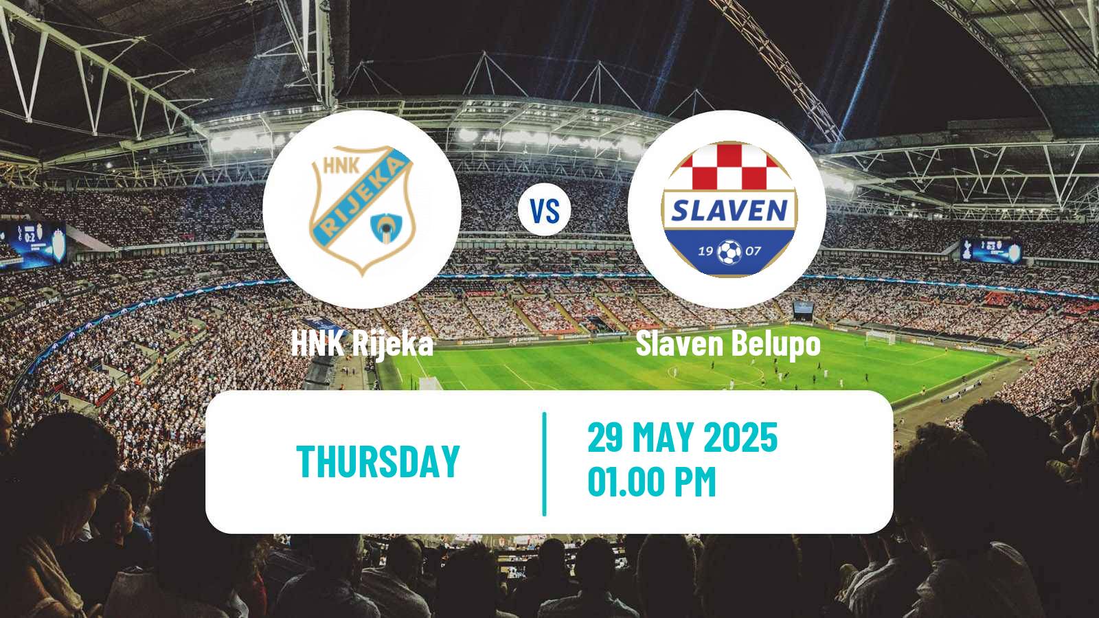 Soccer Croatian Cup Rijeka - Slaven Belupo